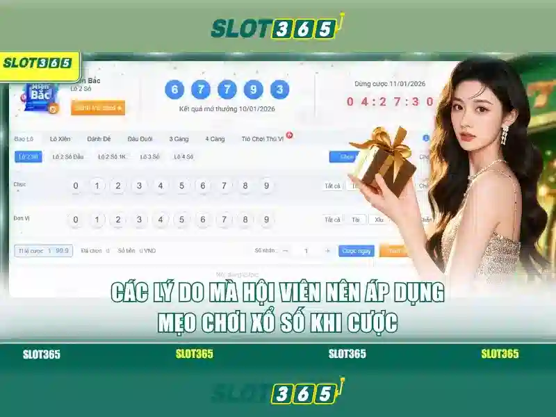 ưu đãi cho game slot Xổ Số