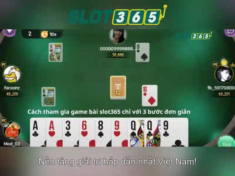 Game Slot365 – Tính Năng Đột Phá Cho Người Chơi
